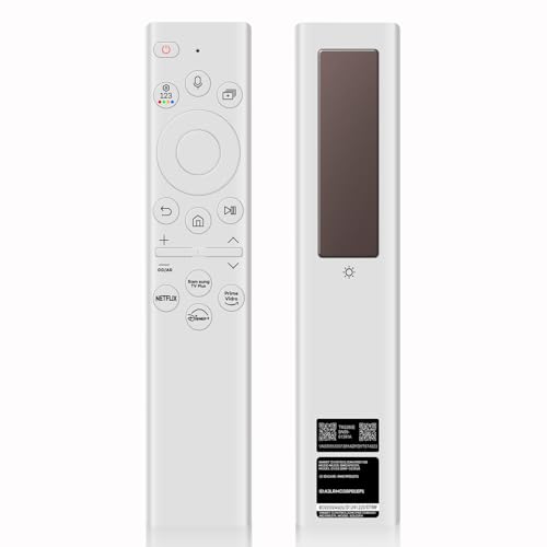 BN59-01391A Solar Frame TV Remote Replacement for Samsung Smart TV with Voice Bluetooth Rechargeable Solar Cell Compatible with Samsung 2020 to 2025 Neo LED 4K Ultra HD TV Samsung Frame Remote