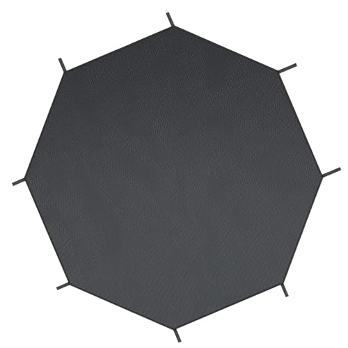 Cubierta de trampolín – Cubierta de sombrilla impermeable | Cubierta protectora para vallas con escudo UV, pieza de reemplazo de lonas resistentes a la intemperie para patio o cama elástica