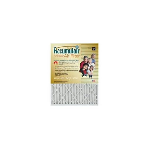 Accumulair Gold 16x25x1 (15.75x24.75) MERV 8 Air Filter/Furnace Filters (4 pack) Cover