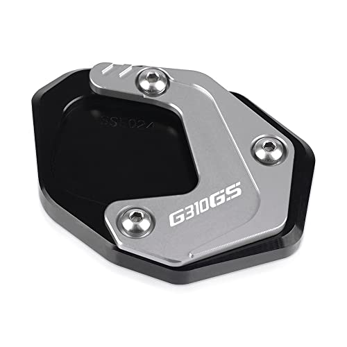 Plaque support béquille G310GS pour éviter la chute sur sol meuble