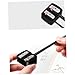 Beaupretty 30pcs Dual-Hole Mini Cosmetic Pencil Sharpener for Eyebrow Lip Eyeliner Pencils, Black Makeup Sharpener Tool for Precise Beauty Application at Home