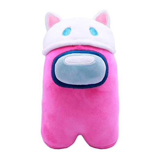 Just Toys LLC Among Us Plush - Series 2 (Pink w/Cat Ears)