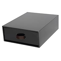 Amazon｜カラー収納ボックス3個セット (ブラック)｜収納ケース