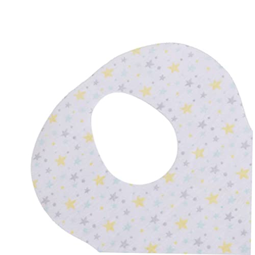 20Pcs Portable Disposable Bibs Apron Newborn Feeding Saliva Towels with Star Pattern for Mess Meals2