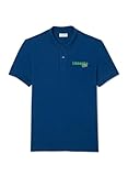 Lacoste Polo de manga corta para hombre 2024 Essential Classic Regular Fit, Globo, L