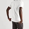 TVAFEDS Men's T-shirts Trend Fashion Embroidery T Shirts for Men Women Cotton Street Loose Hip Hop Casual Short Sleeve Top(White,X-Small) #3