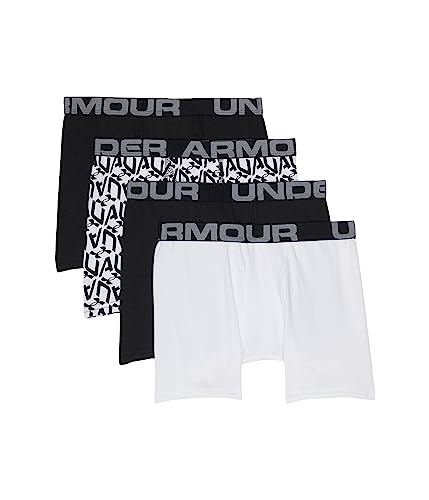 Image of Under Armour Boys' Multipack Performance Cotton Boxerjock Brief, Lightweight & Smooth Stretch Fit
