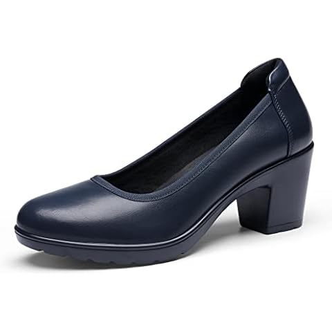 DREAM PAIRS Women's Comfortable Block Heels Cover