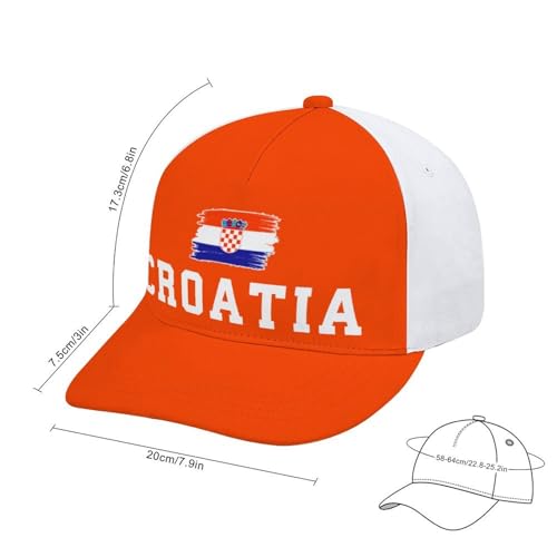 Image of Soccer National Team Baseball Cap for Men Women Adjustable Snapback Summer Sun Hat Game Day Hat for Soccer Fans