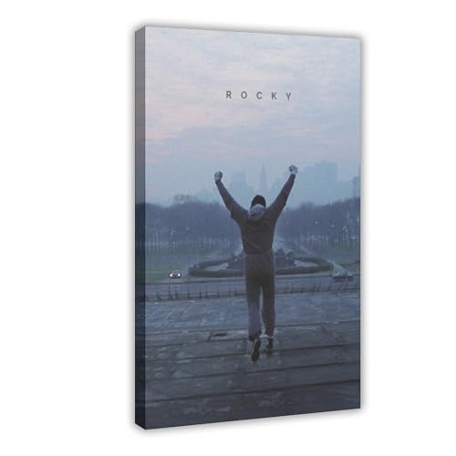 KBGDFSDF Rocky Movie Rocky Balboa Poster auf Leinwand, Wandkunstdruck, Bild, Gemälde, 50 x 75 cm