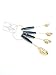 The Fitz Collection Modern Gold Measuring Spoons Stainless Steel - Gorgeous & Durable, High-End, Mirror Polished 4 piece set