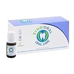 Ntp Biotech - Integratore alimentare Synbioral Benessere del cavo orale, alitosi, gengiviti, intestino – Probiotici, Prebiotici, Lattoferrina e Oli Essenziali limone e rosmarino – 10 Flaconcini