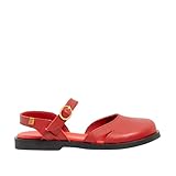 Forme confortable El Naturalista Femme N5874 Arenisca Sandale Plate, Rouge, 39 EU Large