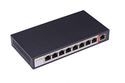 Preisvergleich Produktbild Lupus Electronics 10996 8 Kanal PoE Switch schwarz