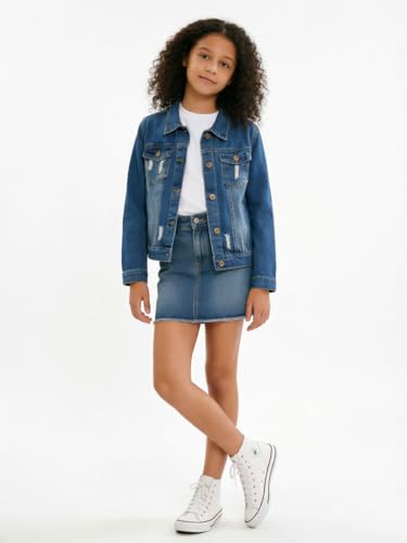 Image of Cromoncent Toddler Denim Jacket for Boys Girls