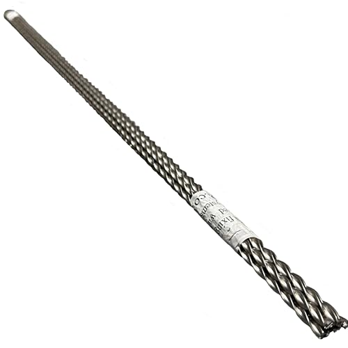 Wallfast - Barras de refuerzo helicoidales de acero inoxidable, 10 x 6 mm x 1 m, para reparación de paredes