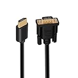 El cable adaptador HDMI VGA incluye un chipset convertidor HDMI a VGA activo integrado que no requiere adaptadores externos, sin controladores para instalar, y simplemente enchufar y usar. El chip de cable adaptador HDMI a VGA necesita obtener suficiente energía del puerto HDMI de salida.