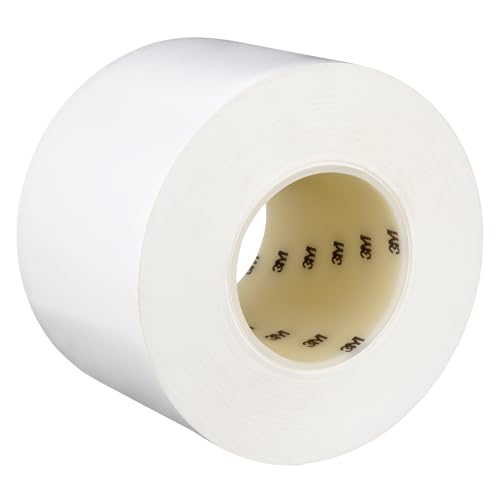 3M Durable Floor Marking Tape 971, White, 4 in x 36 yd, 17 mil, 1 Roll