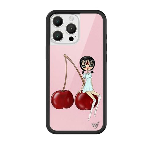 Image of Wildflower Cases - Compatible with iPhone 16 Pro Max| Protective Bumper, 6.5ft Drop Test Certified, Women Owned Small Business | Cherry Aesthetic Trendy Pink Girl | Collab - Cindy Kimberly