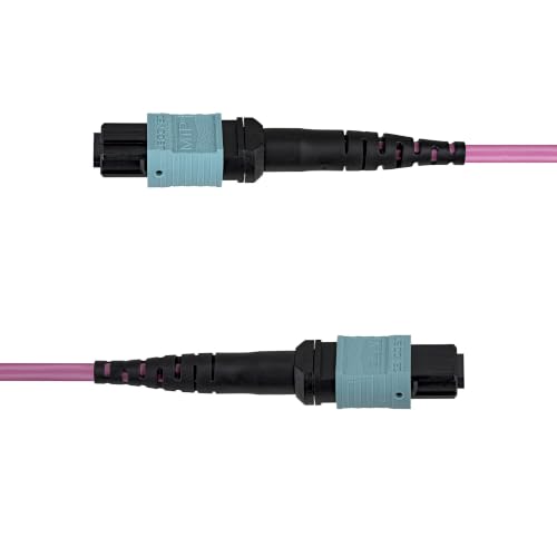 Cable de fibra óptica MTP/MPO monomodo OS2 de 9/125 µm con acabado Plenum de alta gama 3