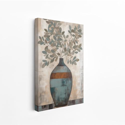Peinture sur toile abstraite et affiches style bohème nature morte