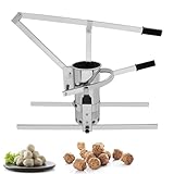 IVEJBZLWMN Máquina Comercial para Formar albóndigas, de Acero Inoxidable, Manual, con Troqueles de 25/20/15 mm para Pescado, Ternera y Cerdo.