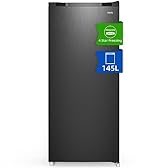 CHiQ FSD160D4E Congelatore Verticale a Cassetti 145 Litri, Libera Installazione Congelatori, 5 stelle, Temperatura Regolabile, 54X55X125.9cm, Nero