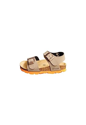 GRUNLAND JUNIOR SB0901 Tortora-Arancio 29 à semelle anatomique en liège
