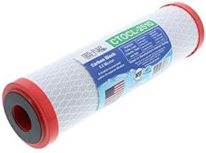 Neo-Pure CTOCL-2510 9-7/8 x 2-1/2 Coconut Shell Carbon Block Filter 0.5 micron - Single