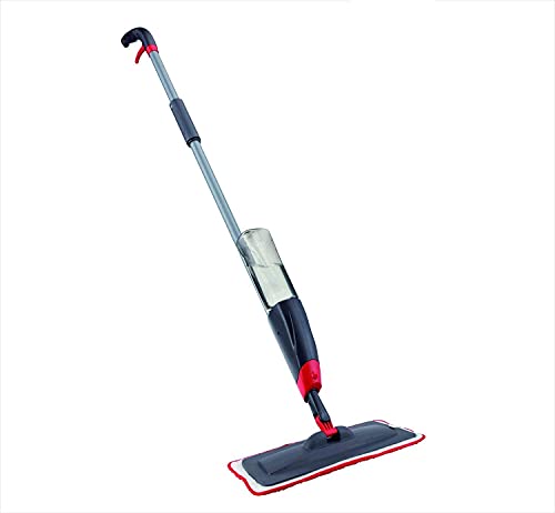 Image of Microfiber Floor Cleaning Spray Mop with Removable Washable Cleaning Pad and Integrated Water Spray Mechanism