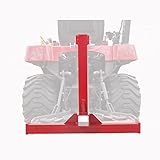 2' Receiver 3 Point Trailer Hitch Category One Tractor Tow Red Gooseneck Drawbar Adapter with One Year Warranty