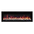 ActiveFlame Pro Series Black Diamond Electric Fireplace, 50IN