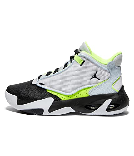 Jordan Girl's Max Aura 4 (Big Kid) Platinum Tint/Black/Volt/Blue Tint 5.5 Big Kid M