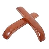 ARTIBETTER Solid Wood Replacement Armrest Pads for Office Chairs Ergonomic Wooden Handrail Surface for Desk and Swivel Chairs Easy Install Wood Armrest Furniture Parts 11.8 Inch