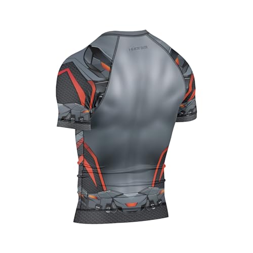 Cyber Short Sleeve Compression Shirt – Jiu Jitsu Rash Guards for Men, BJJ MMA Workout Gear4