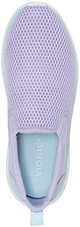 Vionic Women's Vortex Zeta Active Sneakers- Supportive Walking Shoes That Include Three-Zone Comfort with Orthotic Insole Arch Support, Purple Heather 9 Medium | Image 2
