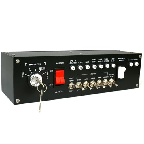 Meza-Ignition Panel for Flight Simulator game MSFS2020, X-Plane for a Home Cockpit or Standalone use on a Desk - Image 5