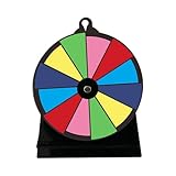 KAKASEA Draws Roulette Wheel Erasable Reusable Fortunes Wheel Tabletop Prize Turntable Easy Assembly Roulette Wheel