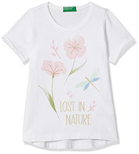 Image of United Colors of Benetton Baby-Girl's Graphic Regular Fit T-Shirt