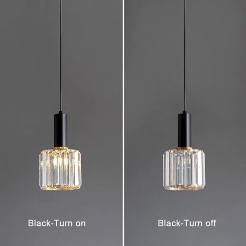Lámpara de cocina mini con colgante de cristal y luces LED para isla 2