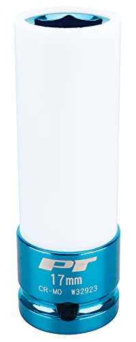 Image of Performance Tool W32923 Performance Tool 1 /2-Inch Impact Drive 17mm Thin Wall Socket , Blue