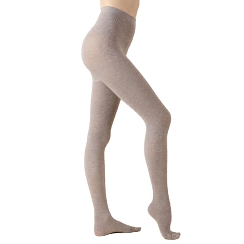 Women's Sweater Tights, Soft Nylon Regular Multicolour Control Top Opaque Tights, 1 Pair