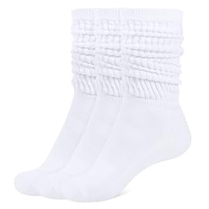 Closemate 3 Pares Calcetines Largos Mujer Invierno Termicos Calientes Calcetines Altos Algodon Slouch sin compresion Calcetines Hasta la Rodilla para Mujer Elásticos 35-42