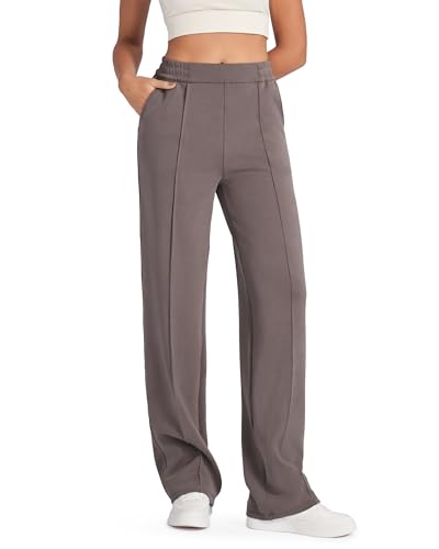 G4Free Smoofit Modal Soft Women Wide Leg Sweatpants with Pockets Yoga Pants Casual Lounge Trousers 25"/27"/29"/31"/33"