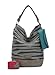 Produktbild Fritzi aus Preussen Damen Izzy07 Canvas Hobo-Tasche, Zebra Wild