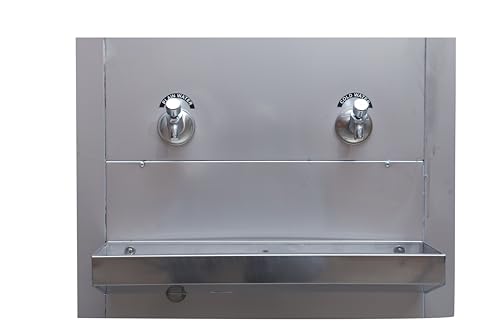 Image of Blue Star Water Cooler PC3060SS Plain & Cold Water | 30 L /Hr Cooling Capacity | 60L Storage and a Plain tap for non stop plain water (Fully Stainless Steel)