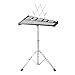 VEVOR 32 Note Glockenspiel Xylophone Bell Kit, Professional Percussion Instrument Set with Mallets, Drum Sticks, Music Stand, Adjustable Stand and Carrying Bag for Students & Adults
