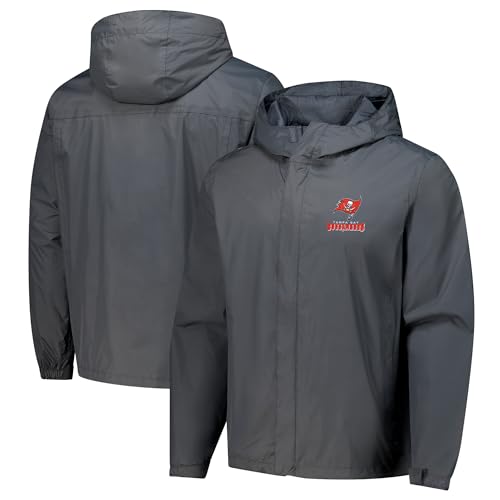 Image of Dunbrooke Men's NFL Tropic Waterproof Packable Full-Zip Hoodie Jacket