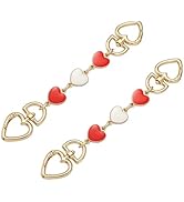 Anbys 2Pcs Bag Strap Extender Heart Shape Chain Strap Extender Replacement Accessory Bag Chain St...