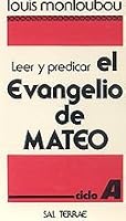 Leer y predicar el Evangelio de Mateo (Ritos y Símbolos) 8429305947 Book Cover